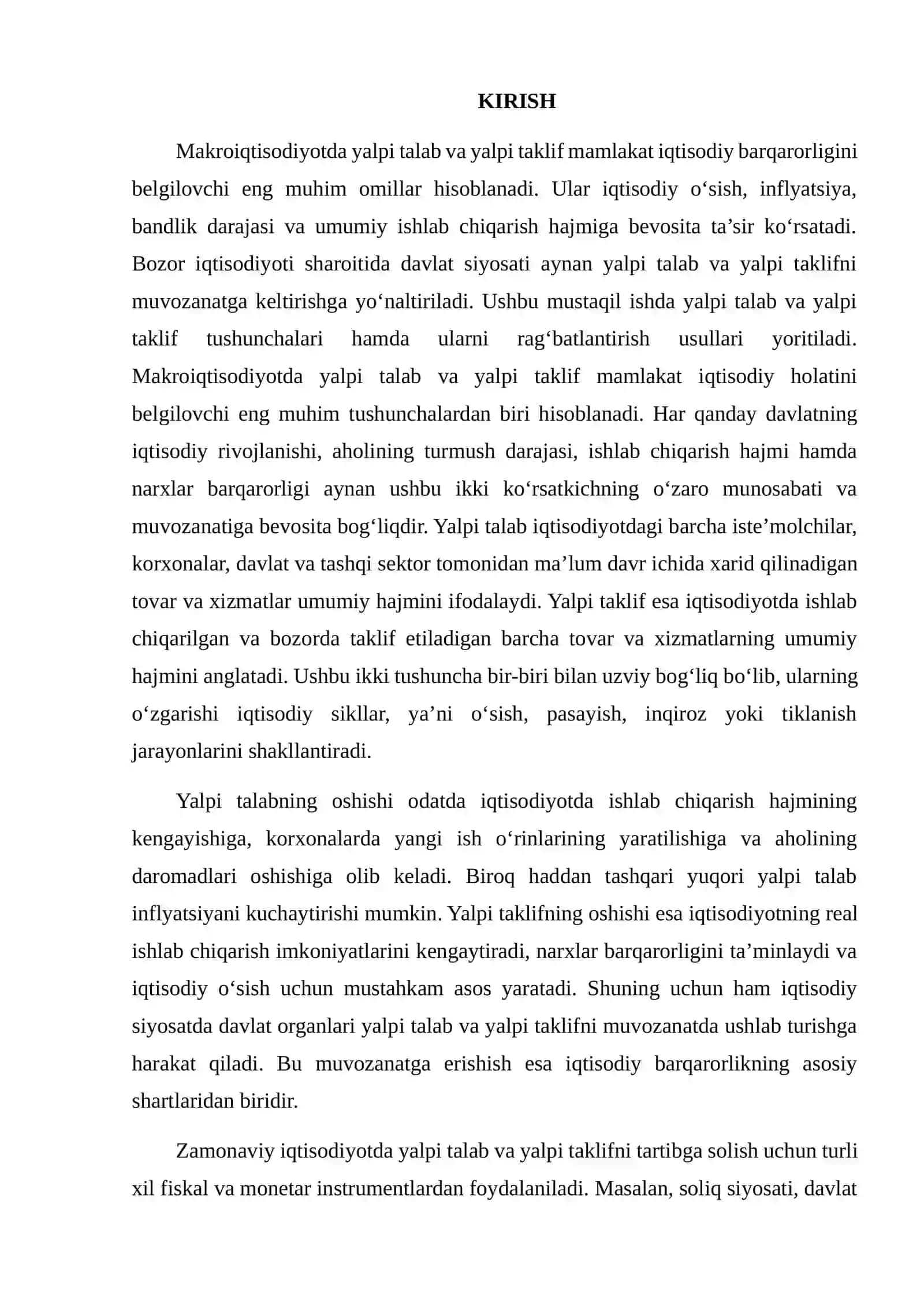 Yalpi Talab va Yalpi Taklifni Rag‘batlantirish Yo‘llari 2