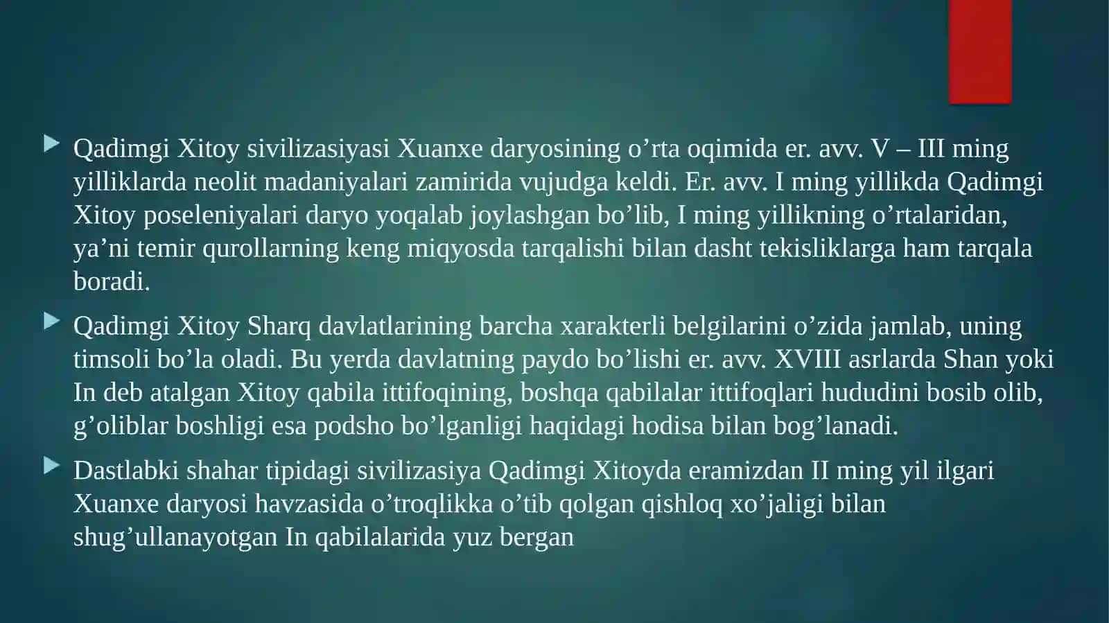Xitoy sivilizatsiyasi 2