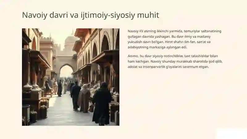 Alisher Navoiy: Hayoti va ijodi 2