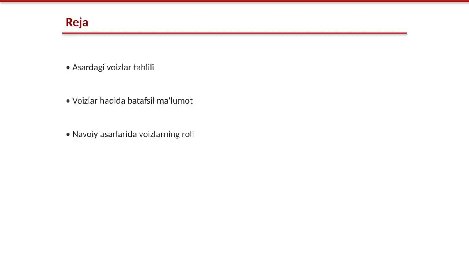 Navoiyning,, Majolis ul nafoiy ''asarida voizlar haqidagi ma'lumotlar 2