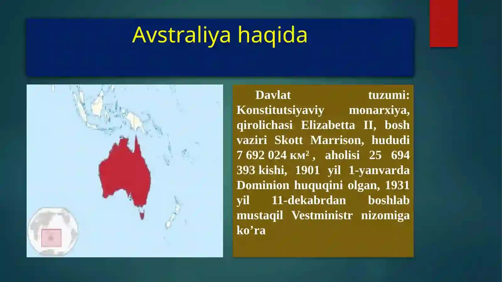 Avstraliyava Okeaniya xalqlarining tabiiy geografik sharoiti, etnogenezi va etniktarixi 2