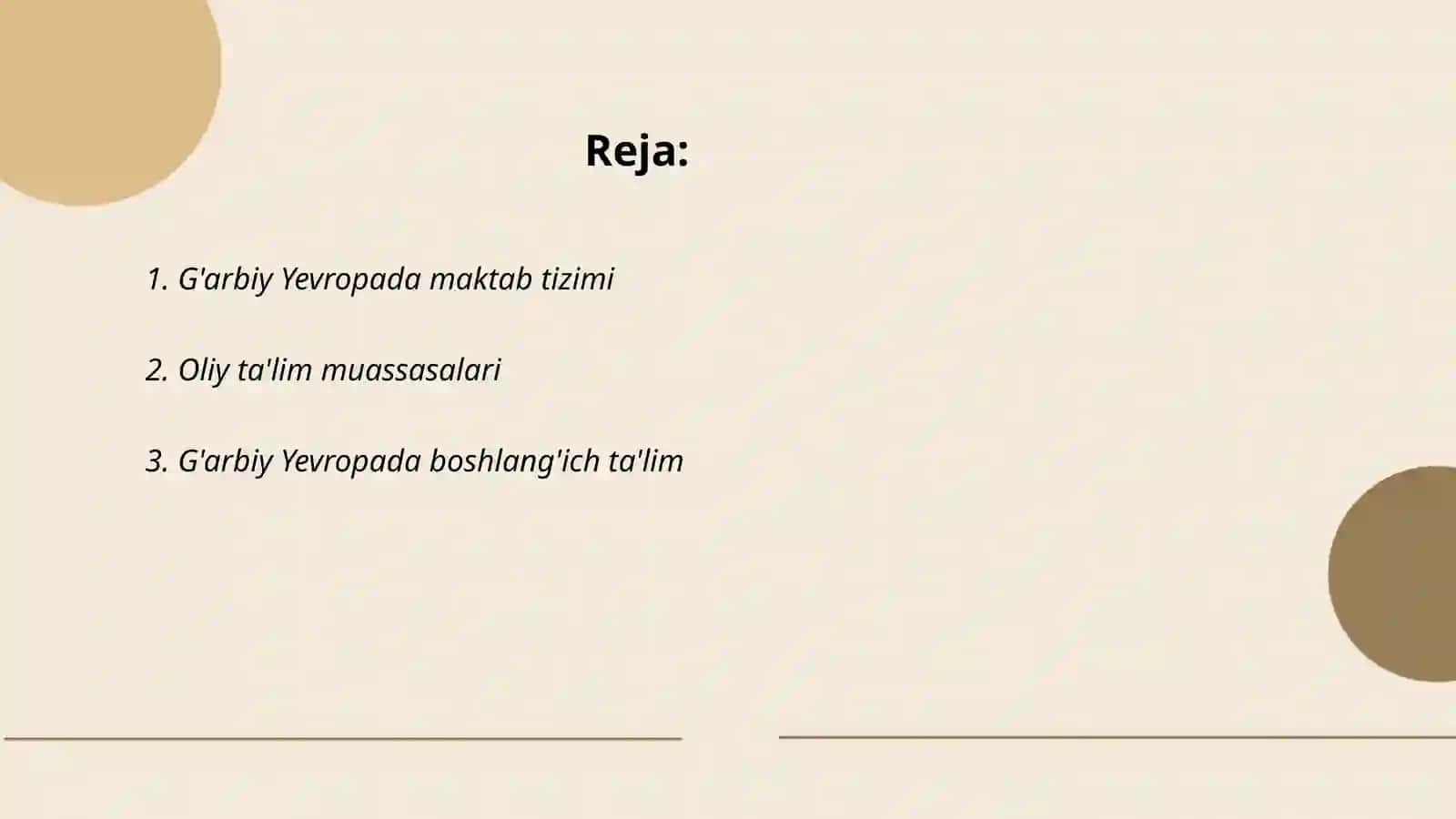 Gʻarbiy Yevropa mamlakatlarida talim tarbiya 2