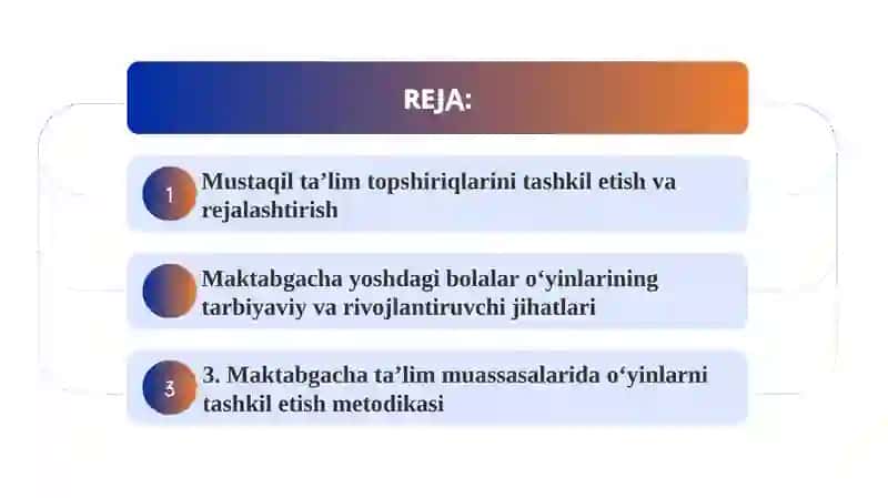 Maktabgacha ta’limda bolalar o‘yinlari 2