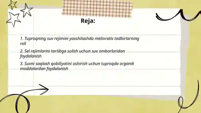 Tuproqning suv havo issiqlik va ozuq rejimlarini yaxshilash ilmiy maqolalarni sharhi 2