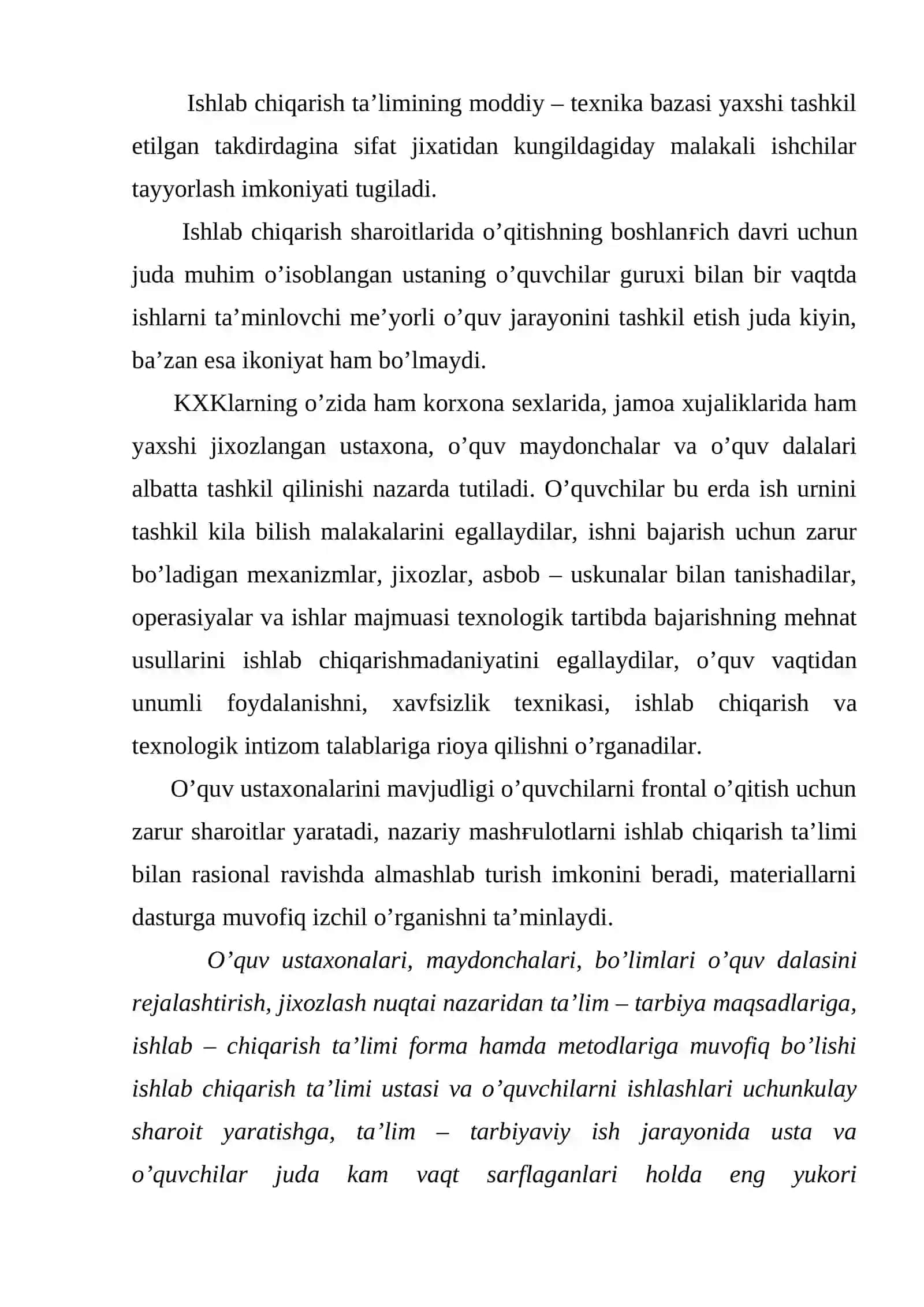 Kasb-hunar, mutaxassislik,malaka, malaka kasblarining guruhlanishi 2