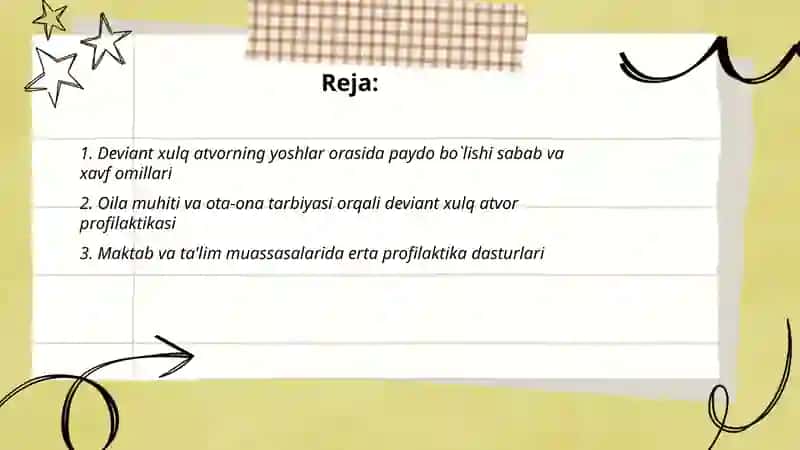 Yoshlar o'rtasidagi deviant xulq atvor profilaktikasi 2