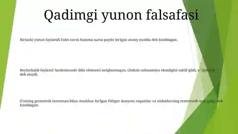 Falsafa Tarixida Bilishga Oid Qarashlar Evolutsiyasi 2