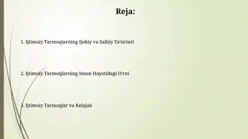 Ijtimoiy Tarmoqlarning Inson Hayotidagi O'rni 2