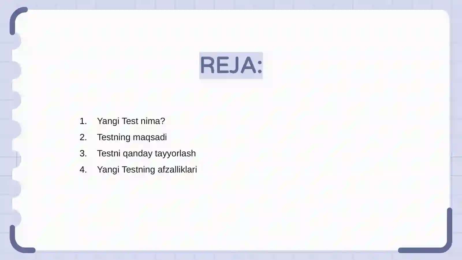 Yangi Test 2