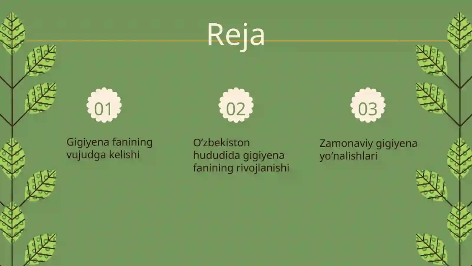 Gigiyena fanining rivojlanish tarixi.oʻzbekiston Respublikasida gigiyena fanining rivojlanishi va shakllanishi 2