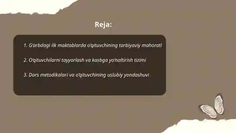 G‘arbdagı ilk maktablarda o‘qituvchining pedagogik mahorati 2