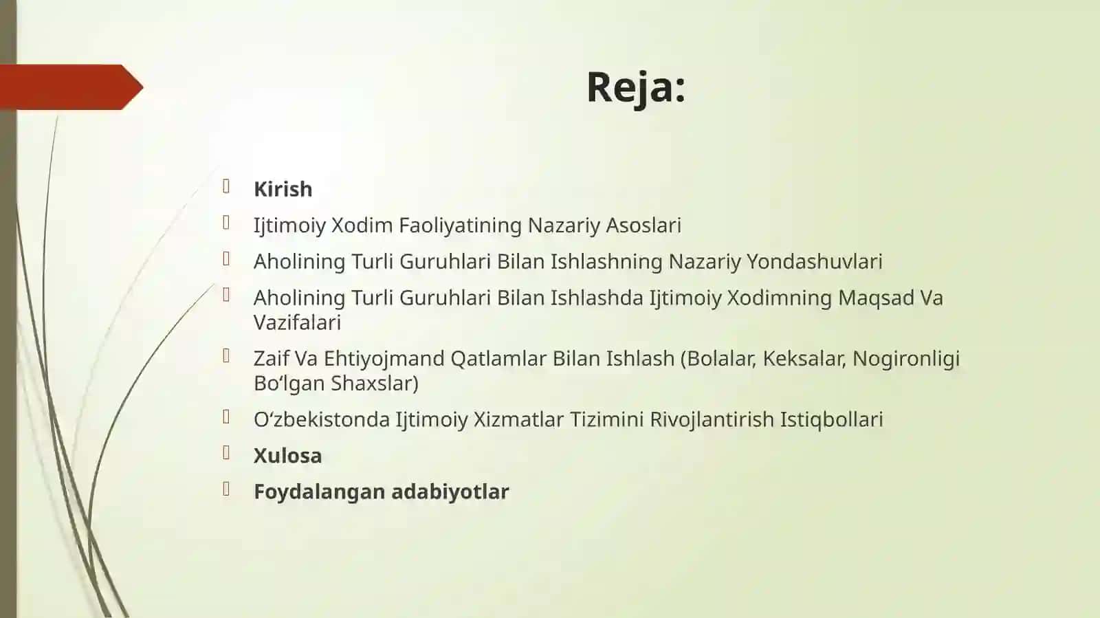 AHOLINING TURLI GURUHLARI BILAN ISHLASHDA IJTIMOIY XODIMNING MAQSAD VA VAZIFALARI 2