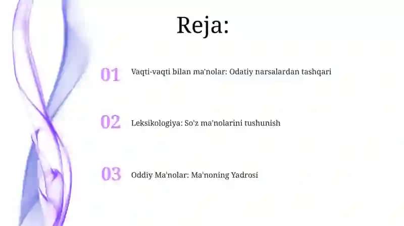 Leksikologiya.Okkozional va usual ma'no 2
