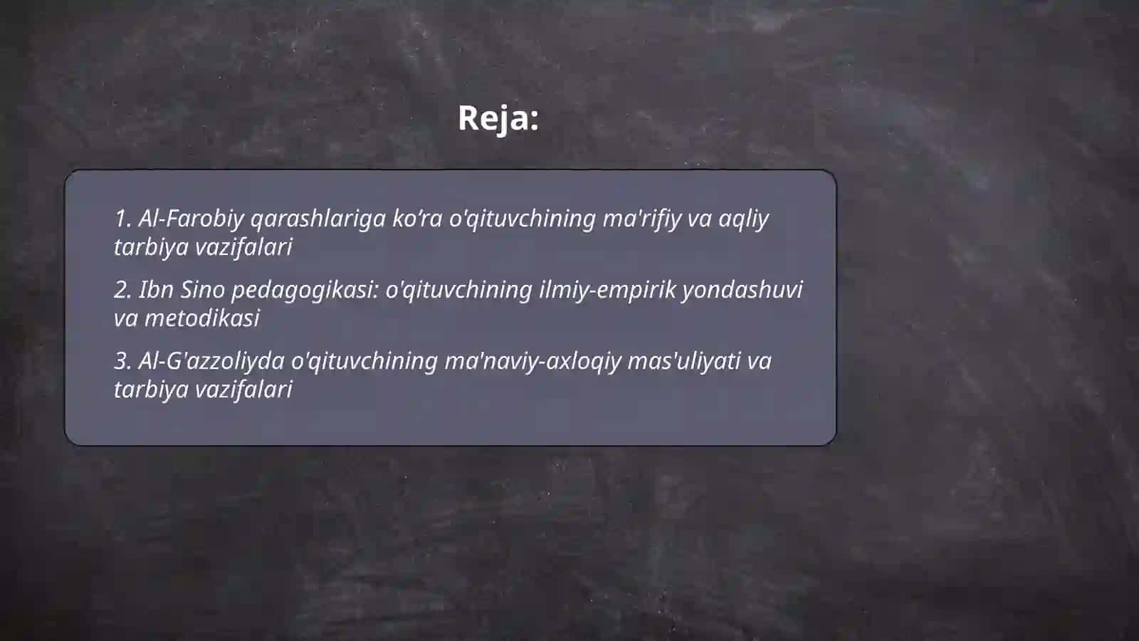 O'qituvchining kasbiy-pedagogik faoliyatiga oid sharq mutafakkirlarining ilg'or qarashlari 2