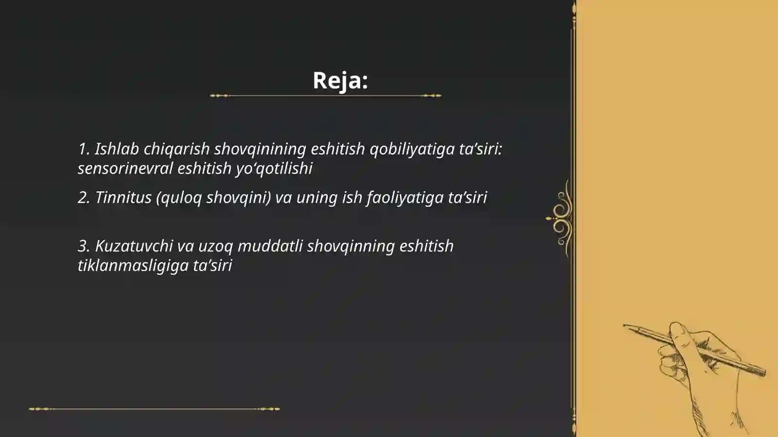 Ishlab chiqarish shovqinining inson organizmiga tasiri 2