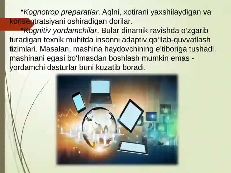 Dunyoni o‘zgartiradigan kognitiv texnologiyalar 2