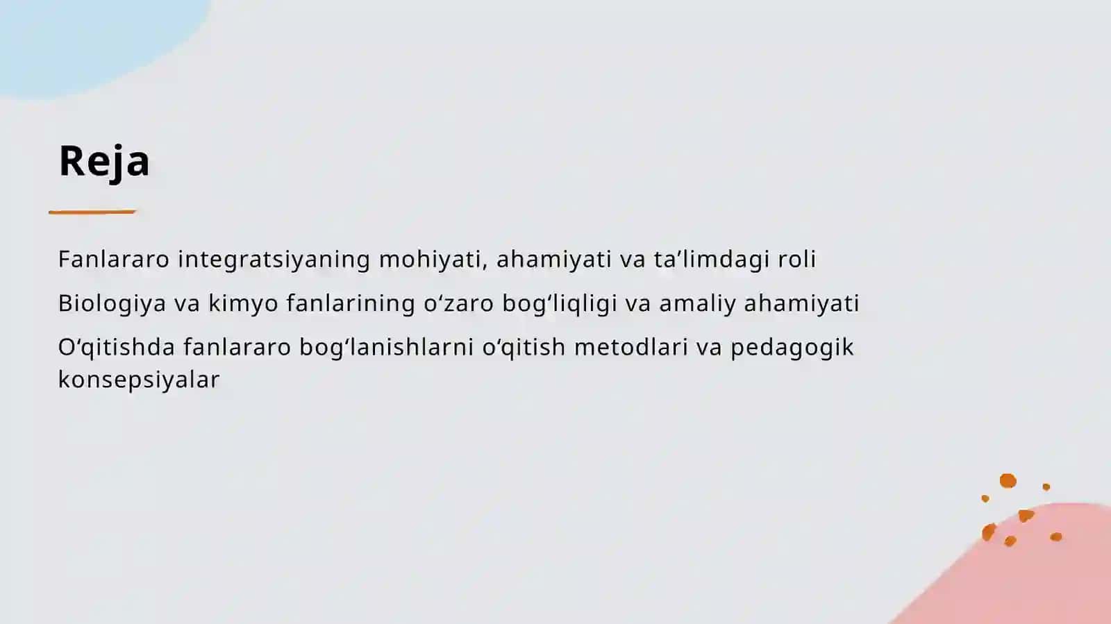 Biologiya va kimyo ta'limining integrativ tahlili 2