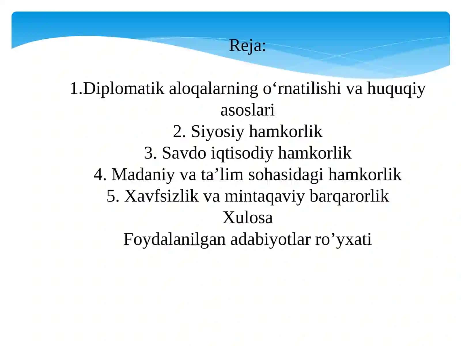 O'zbekiston Respublikasi va xorijiy davlatlar ( Germaniya ) diplomatikxizmati 2