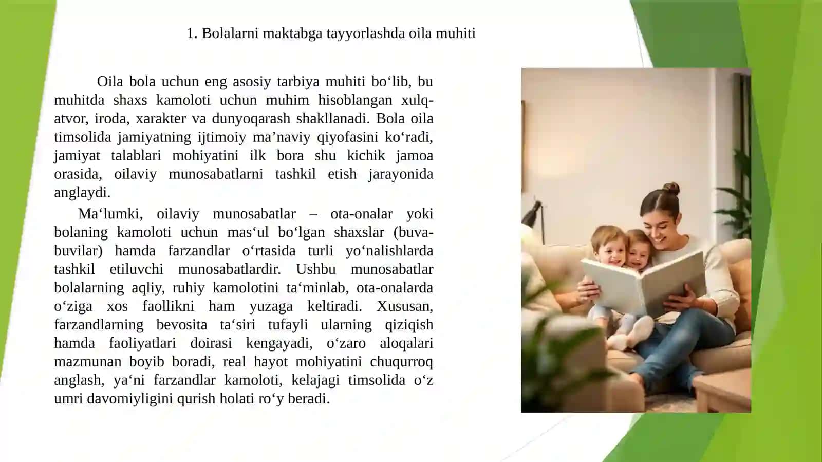 Bolalarni maktabga tayyorlashda oilaning o‘rni 2