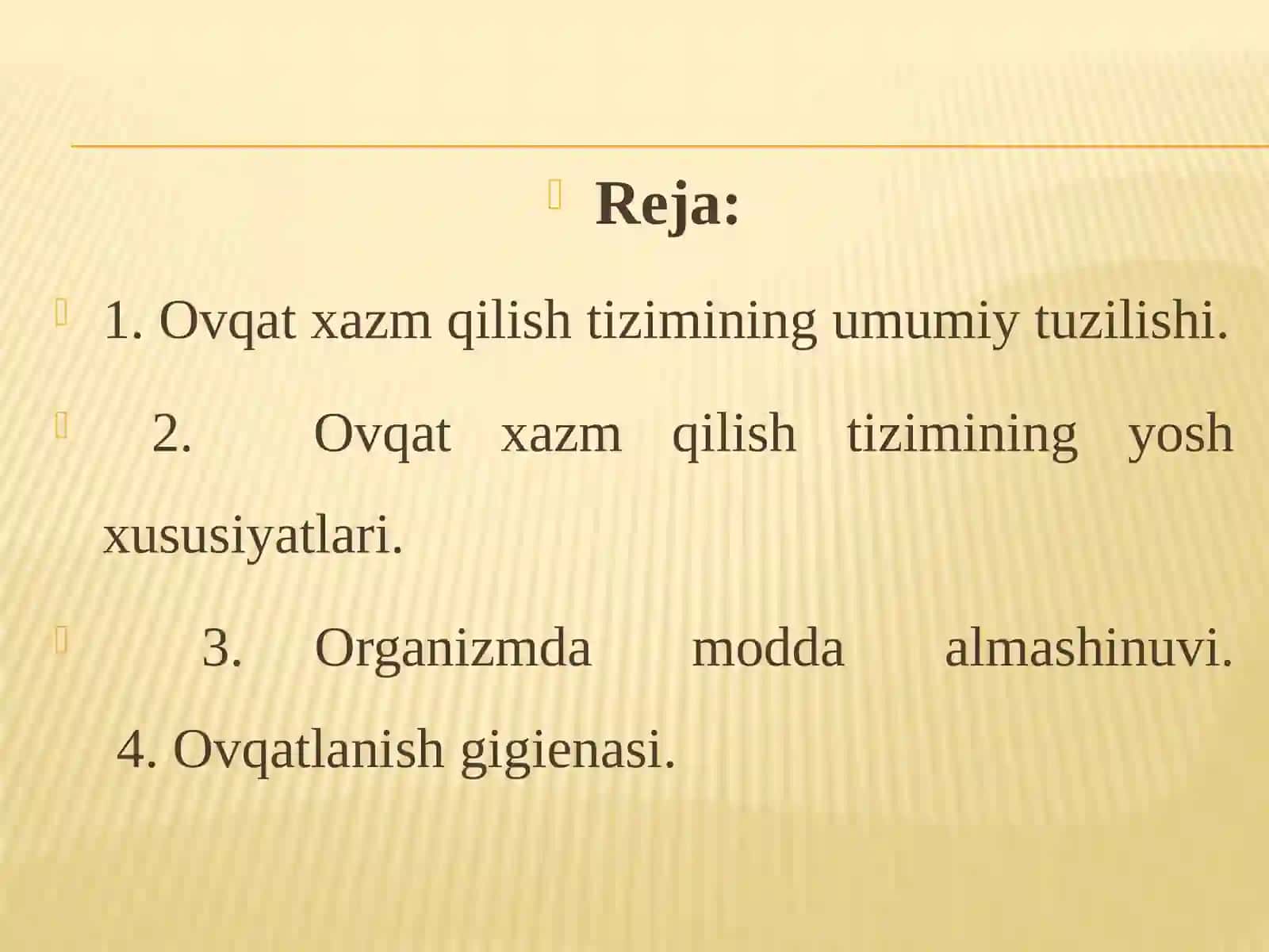 Ovqat xazm qilish tizimining yosh xususiyatlari va ovqatlanish gigienasi 2