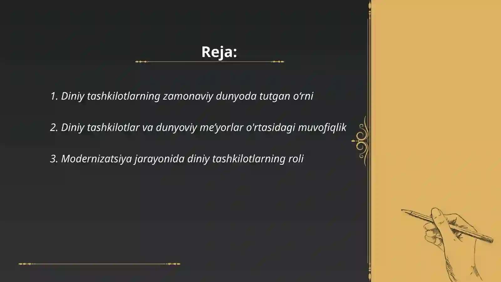 Diniy Tashkilotlarning Zamonaviy Dunyoviy Me'yorlarga Moslashuvining Ahamiyati 2