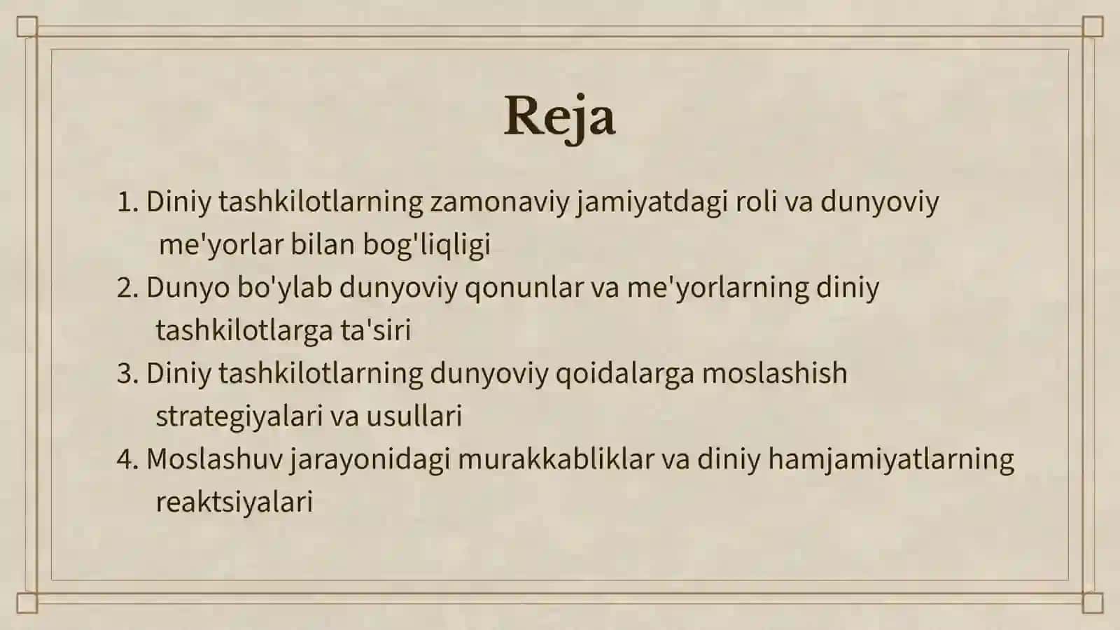 Zamonaviy jamiyatda diniy rol 2