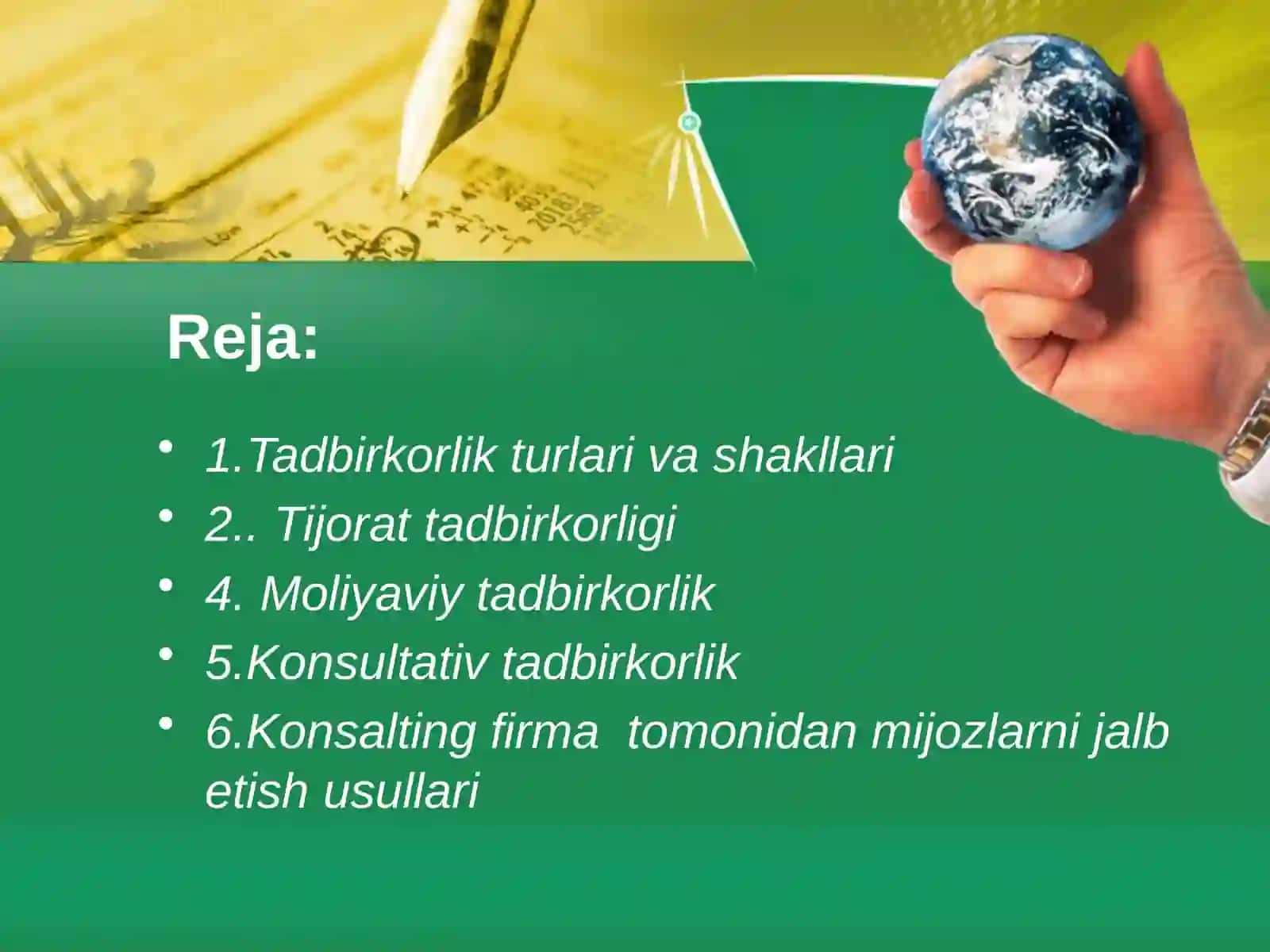 Tadbirkorlik kapitalining mohiyati va turlari 2