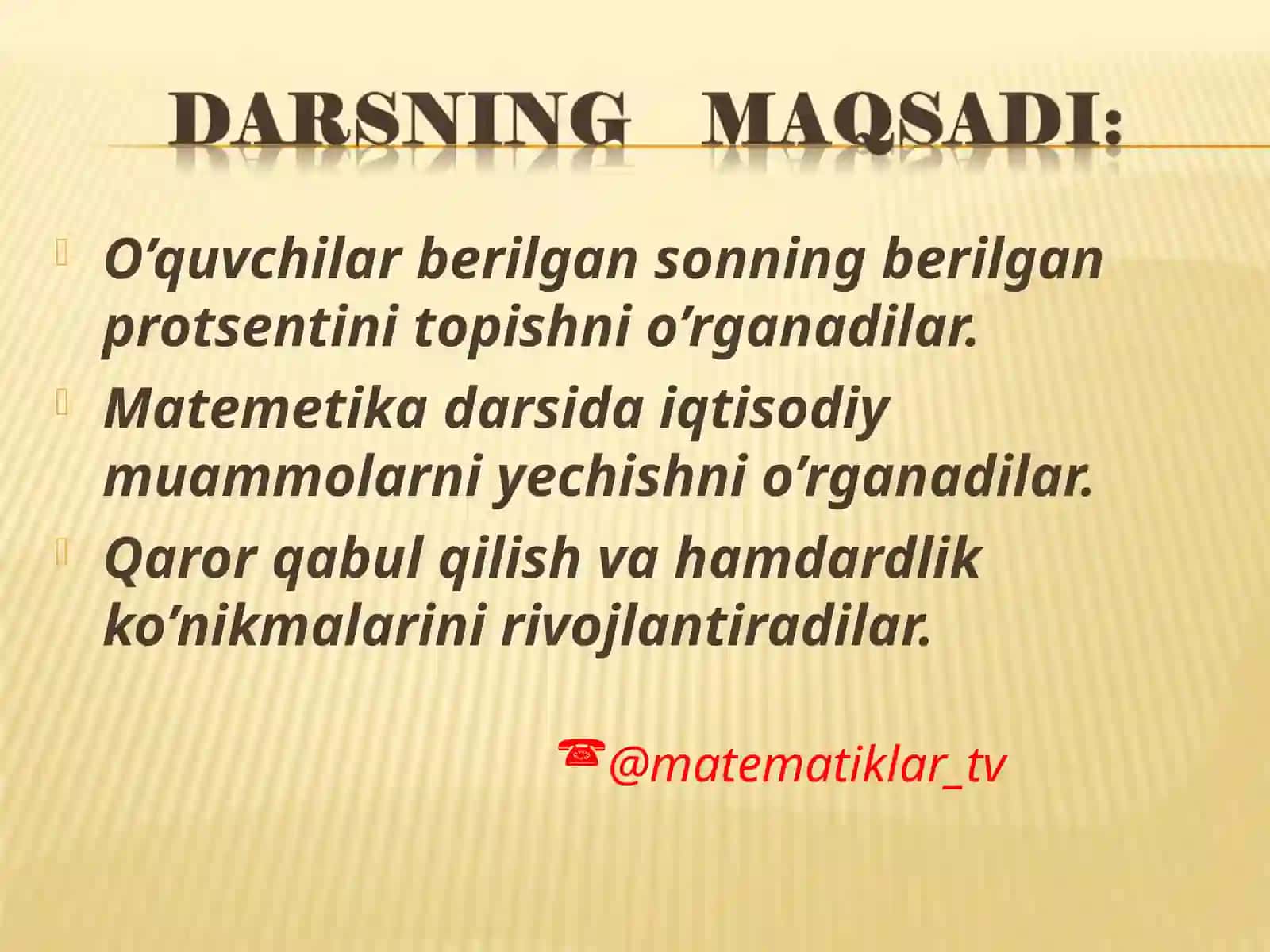 Matematika darsida iqtisodiy muammolarni yechish 2