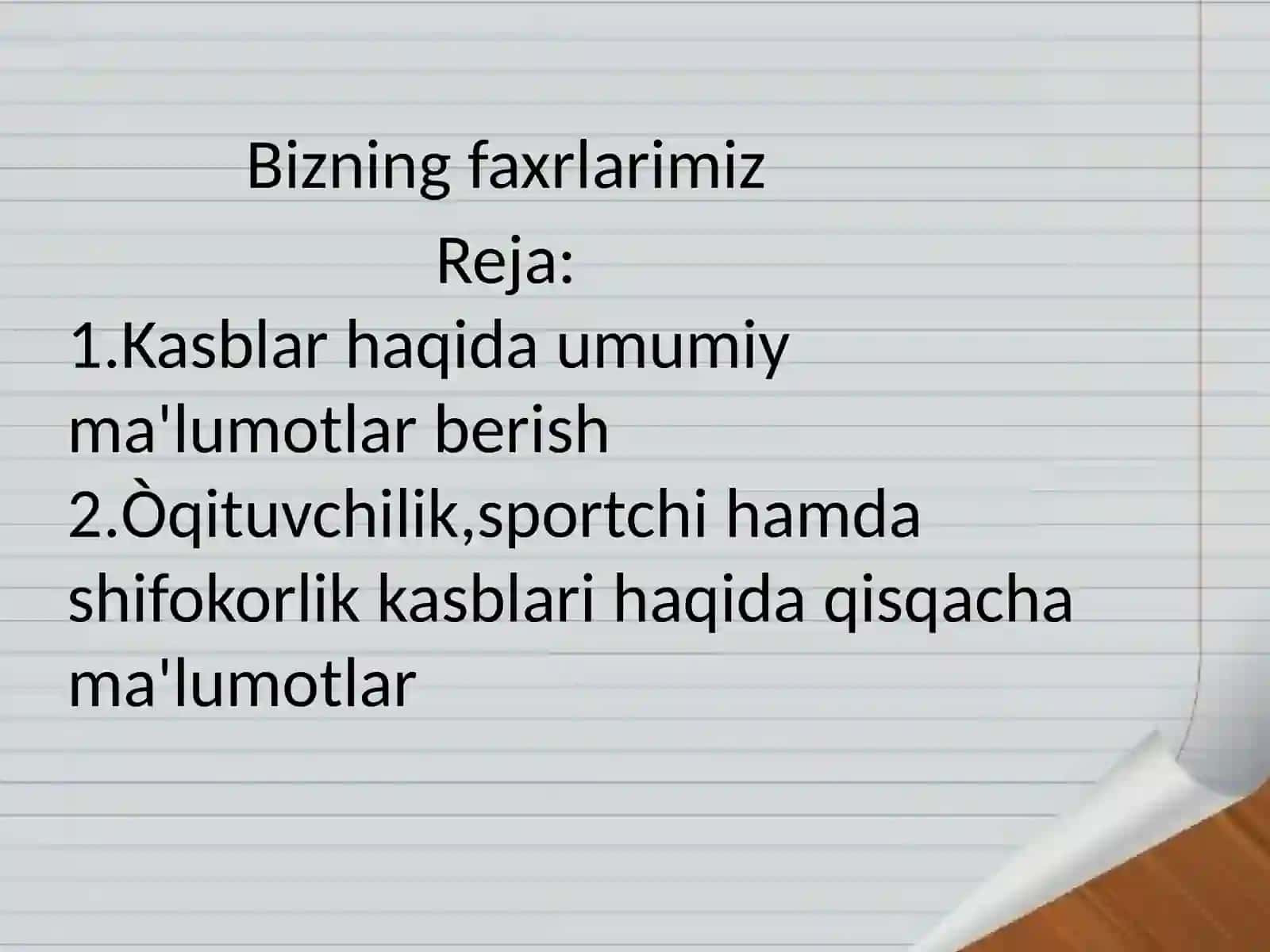 UmruzoqovaDilsoraning tayyorlagan taqdimoti 2