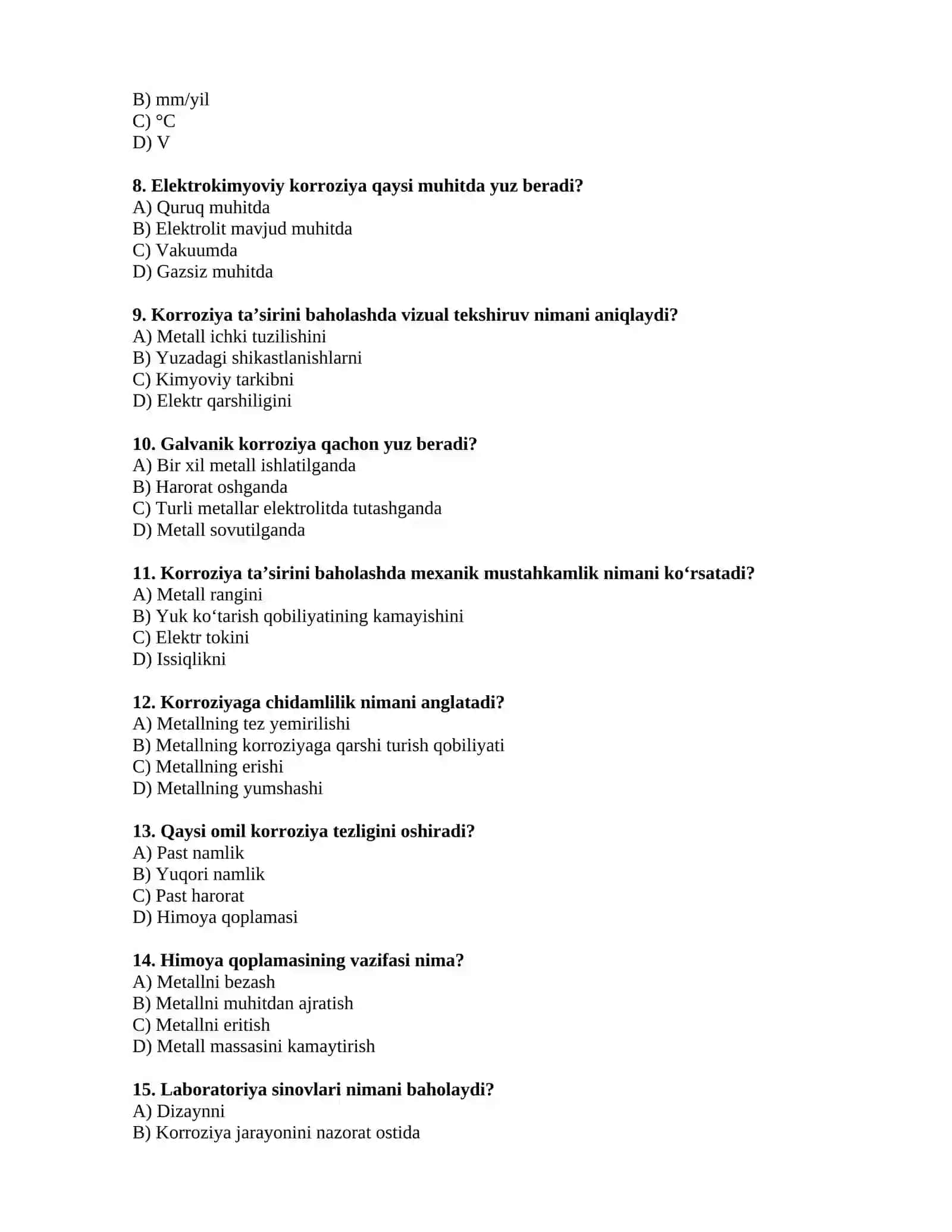 FAN. NEFT GAZ QURILMALARI KORROZIYASI 3- TOPSHIRIQ 2