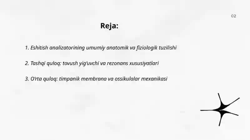 Eshitish analizatori va uning fiziologik xususiyatlari 2