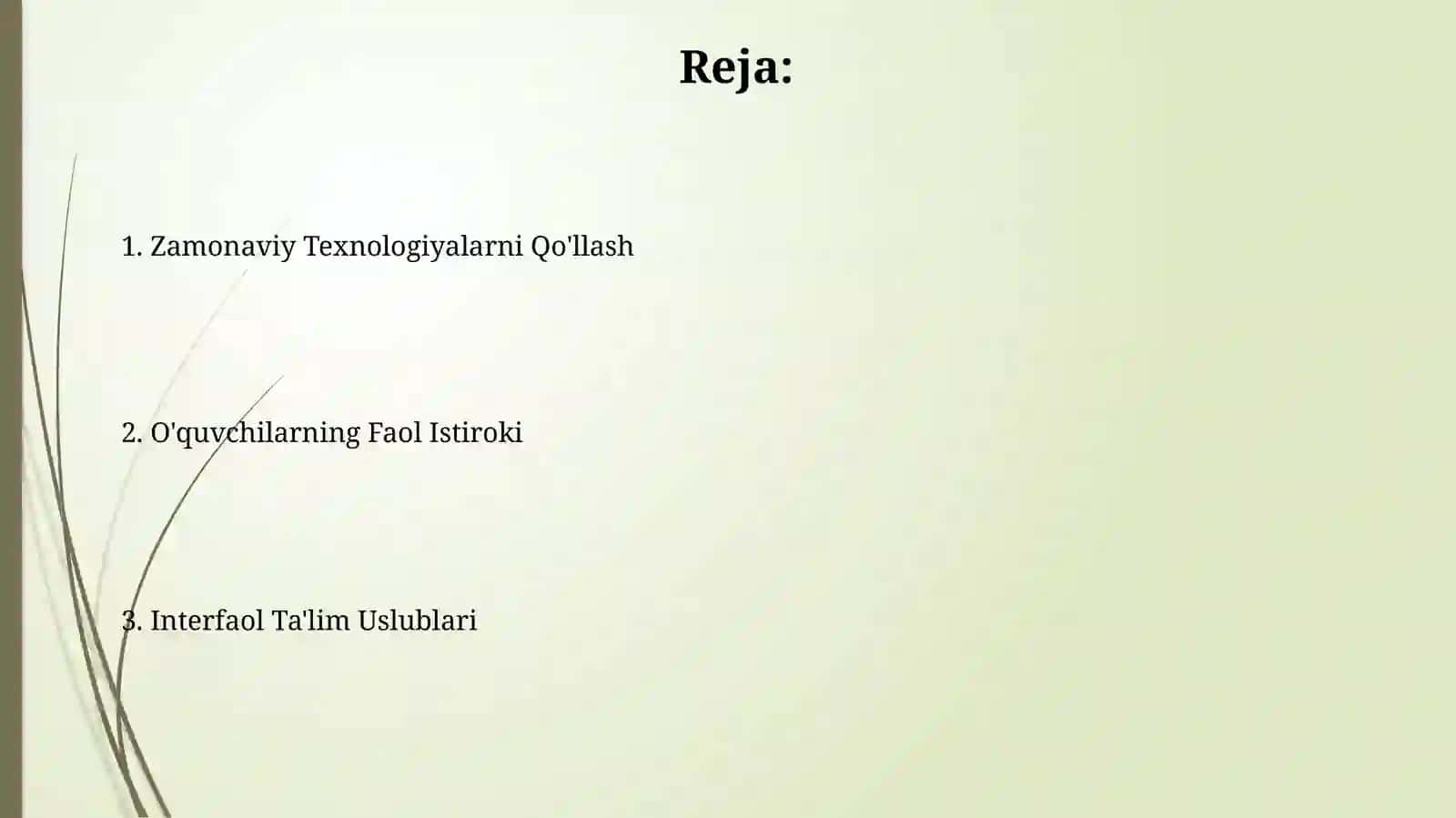 Dars oʻtishda foydalaniladigan interfaol usullar 2