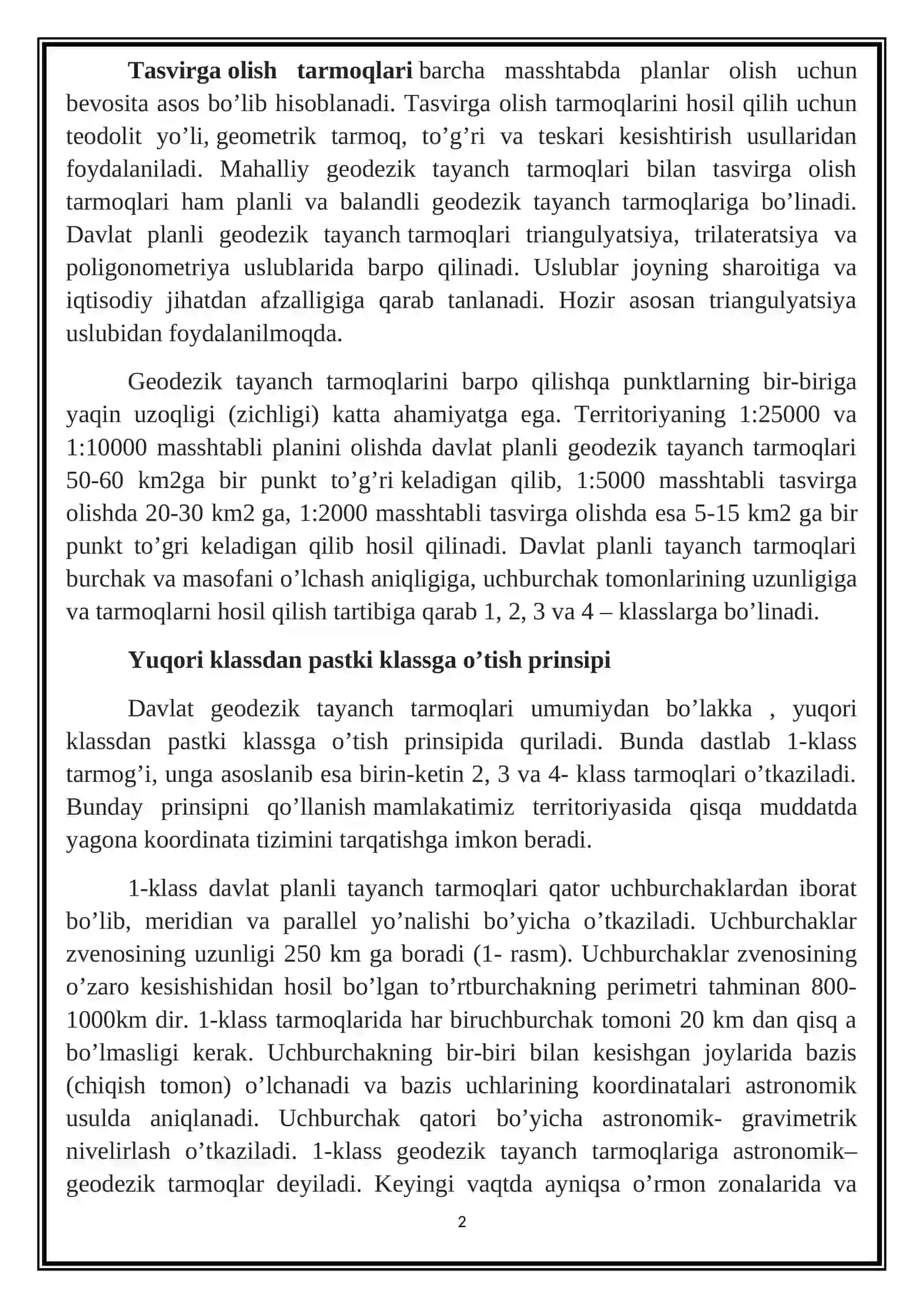 Tasvirgaolish tarmoqlari 2