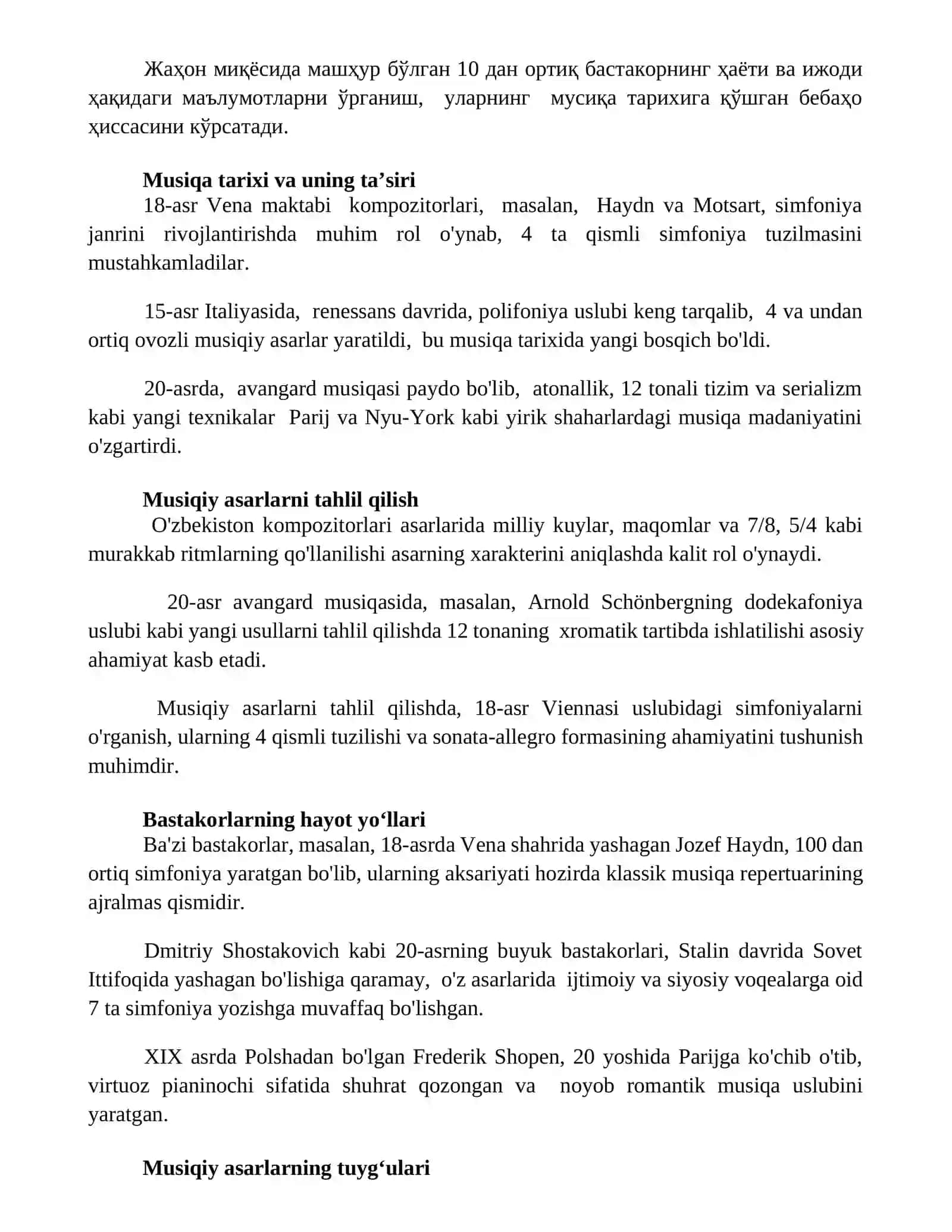 Melodiya va ritmning sehr-jodu 2