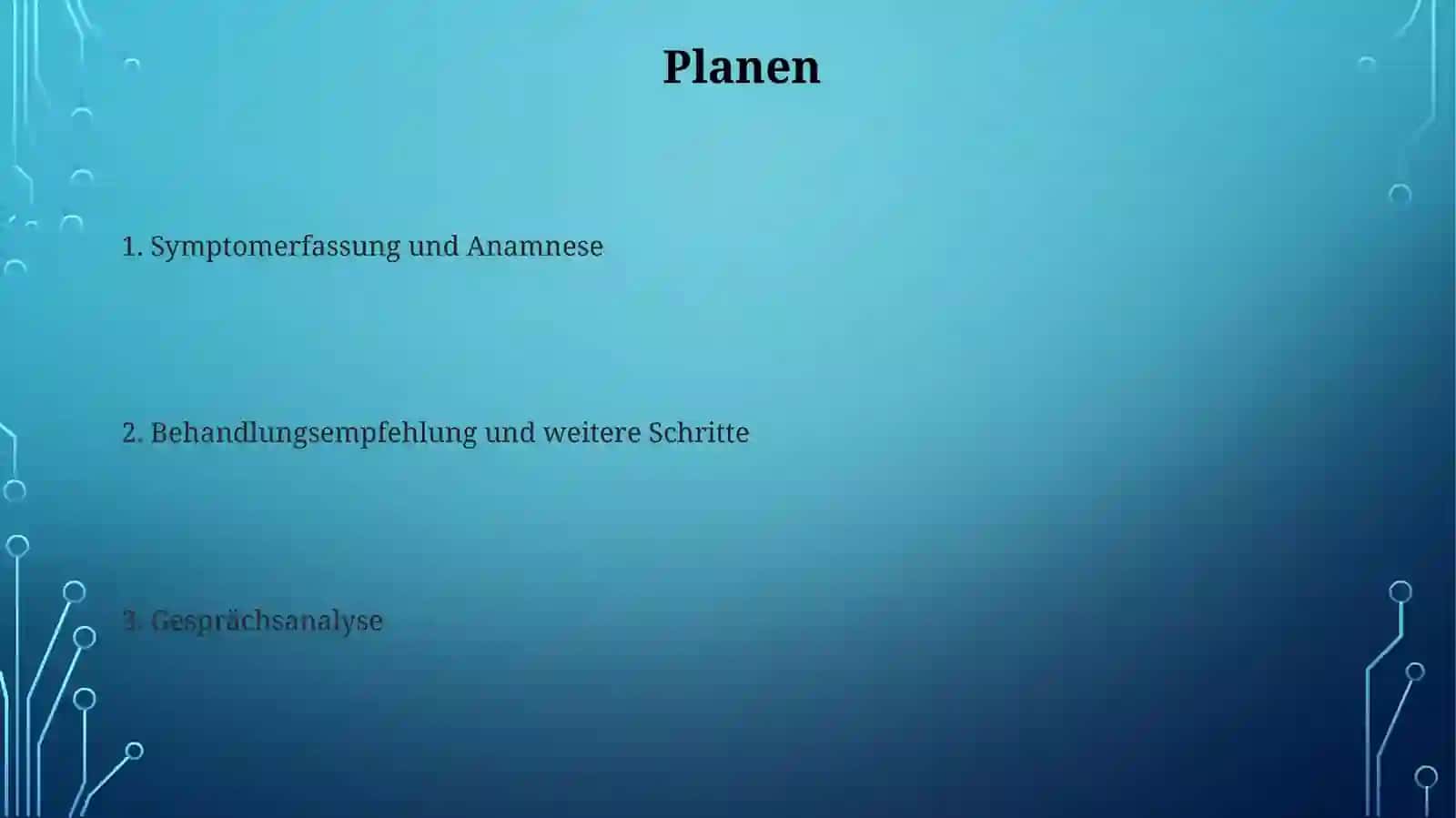 Ein medizinisches Thema auf A1-A2-Niveau mit einem Dialog 2