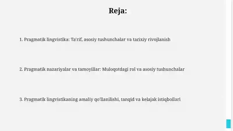 Pragmatik lingvistika 2