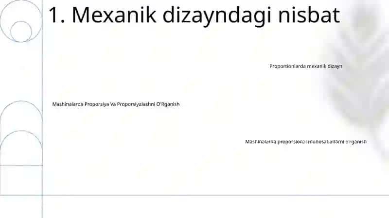Mashinalarda Proporsiya Va Proporsiyalashni O'Rganish 2