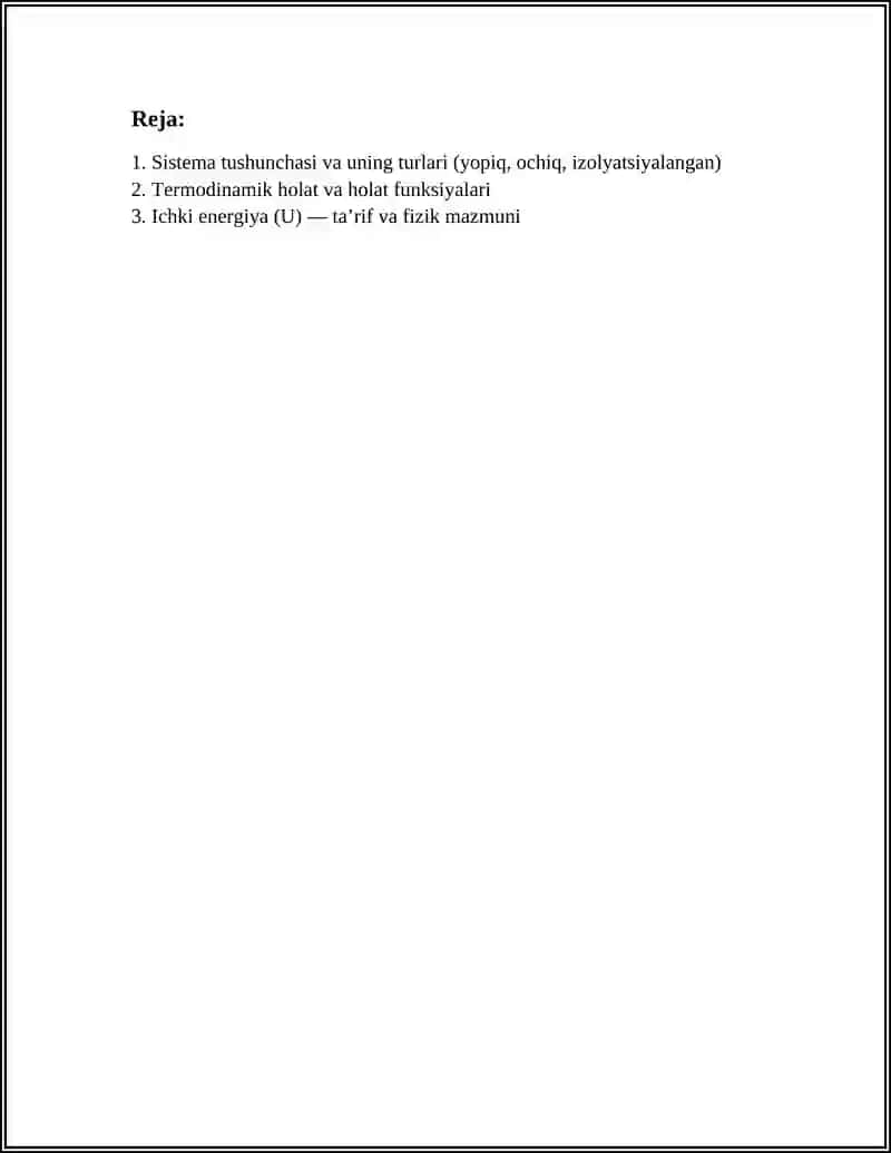 SISTEMA HAQIDA TUSHUNCHA 2