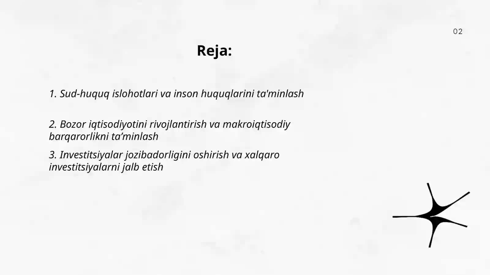 O‘zbekiston Respublikasini yanadarivojlantirish bo‘yicha 2017-2021-yillarga mo‘ljallangan harakatlarstrategiyasi 2