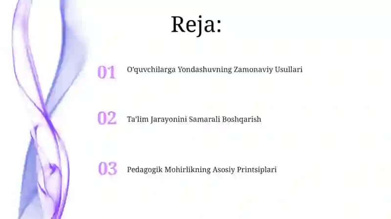 Pedagokik mahorat asoslari 2