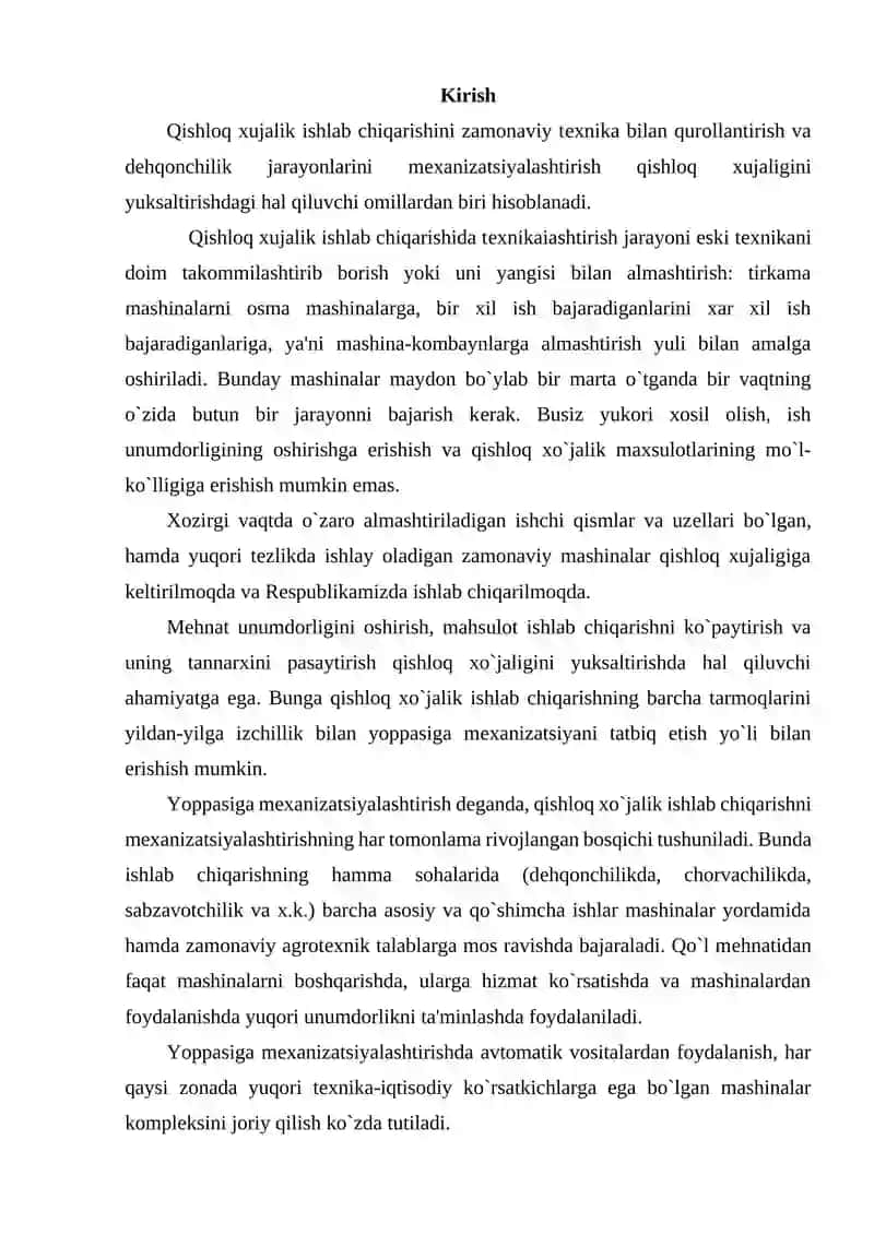 Traktor va avtomobillarning tuzilishi 2