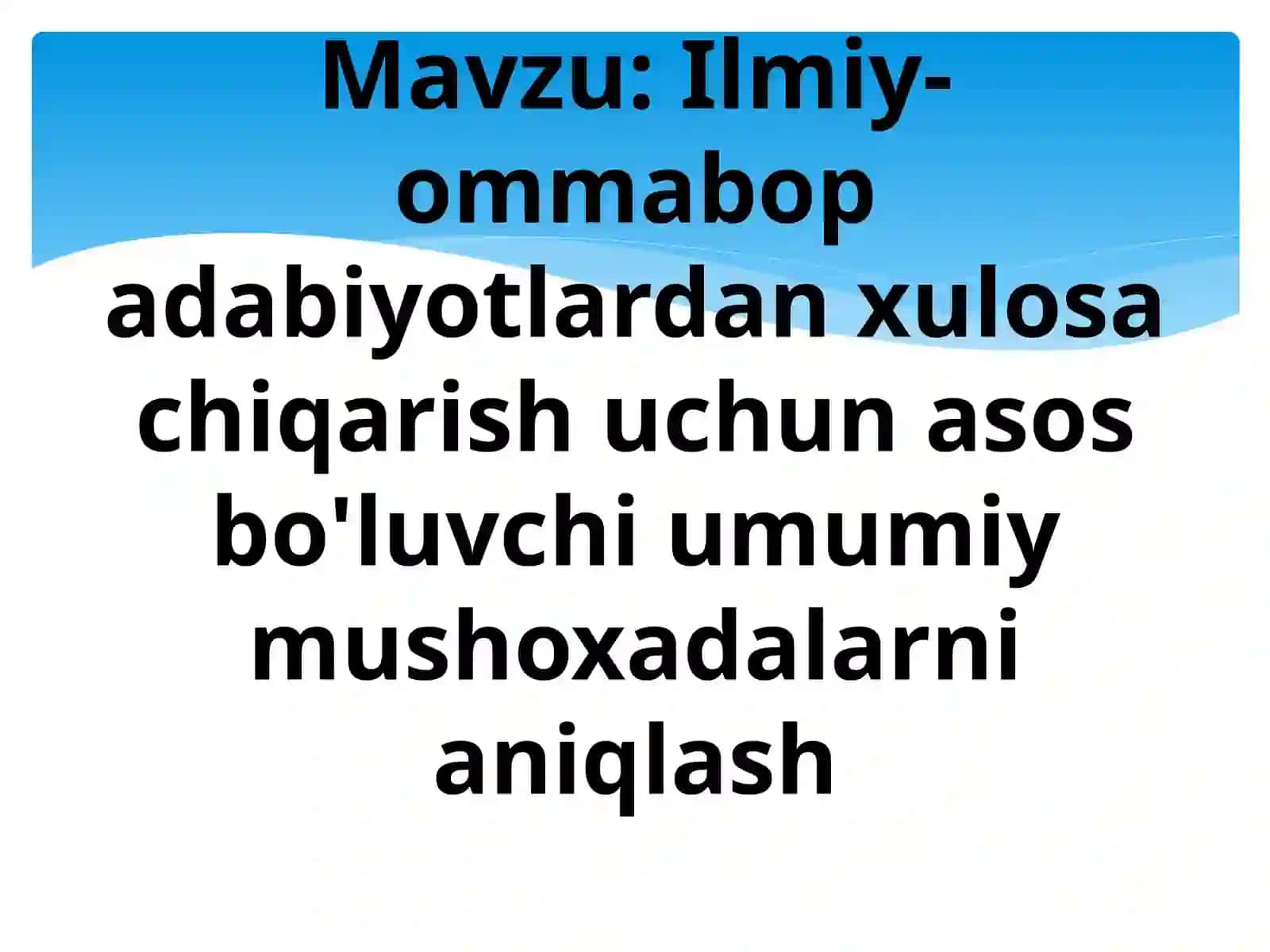 XASANBOYEVA ZARNIGORNING FALSAFA FANIDAN TAYORLAGAN TAQDIMOTI 2