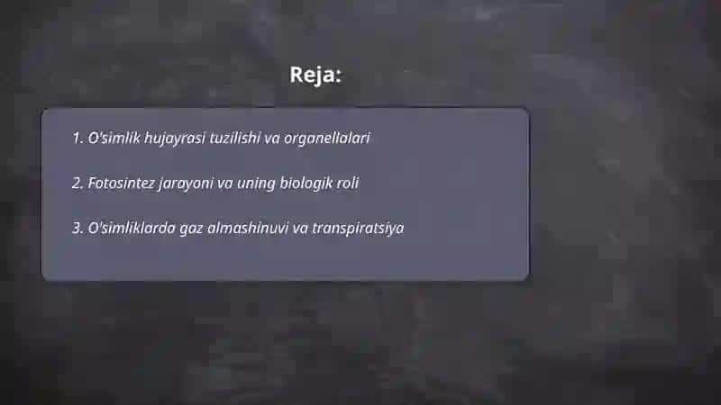 O'simliklar, Hayvonlar, Odam hujayrasi tuzilishi, Anatomiyasi, Fiziologiyasi 2