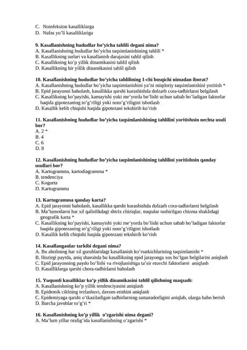 № 4 Kasallikning ko‘p yillik dinamikasi tahlilining maqsad va vazifalari 2