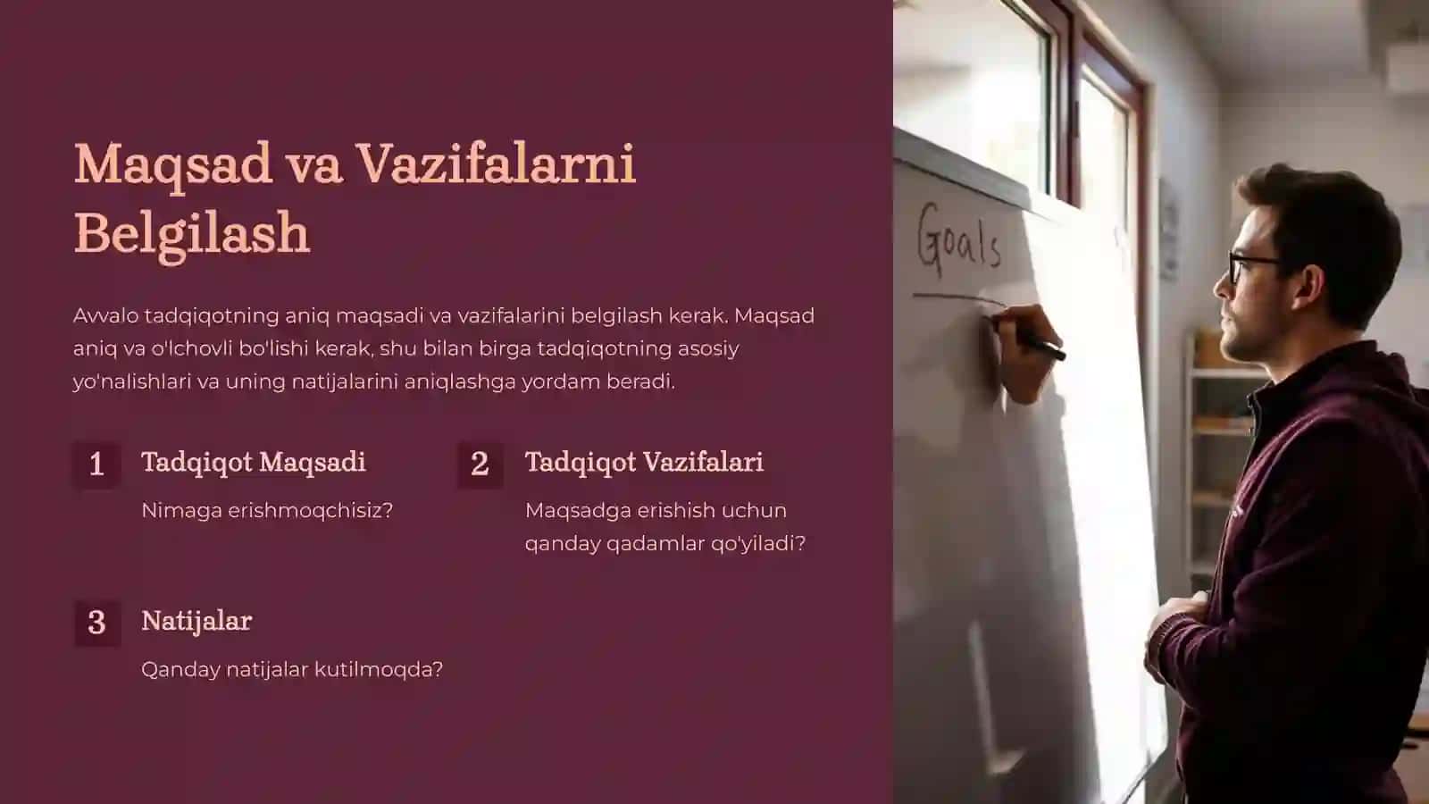 Ilmiytadqiqotdavaqtniboshqarishvaishnitashkiletish 2