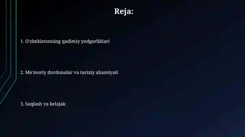 O'zbekistonning qadimiy yodgorliklari 2