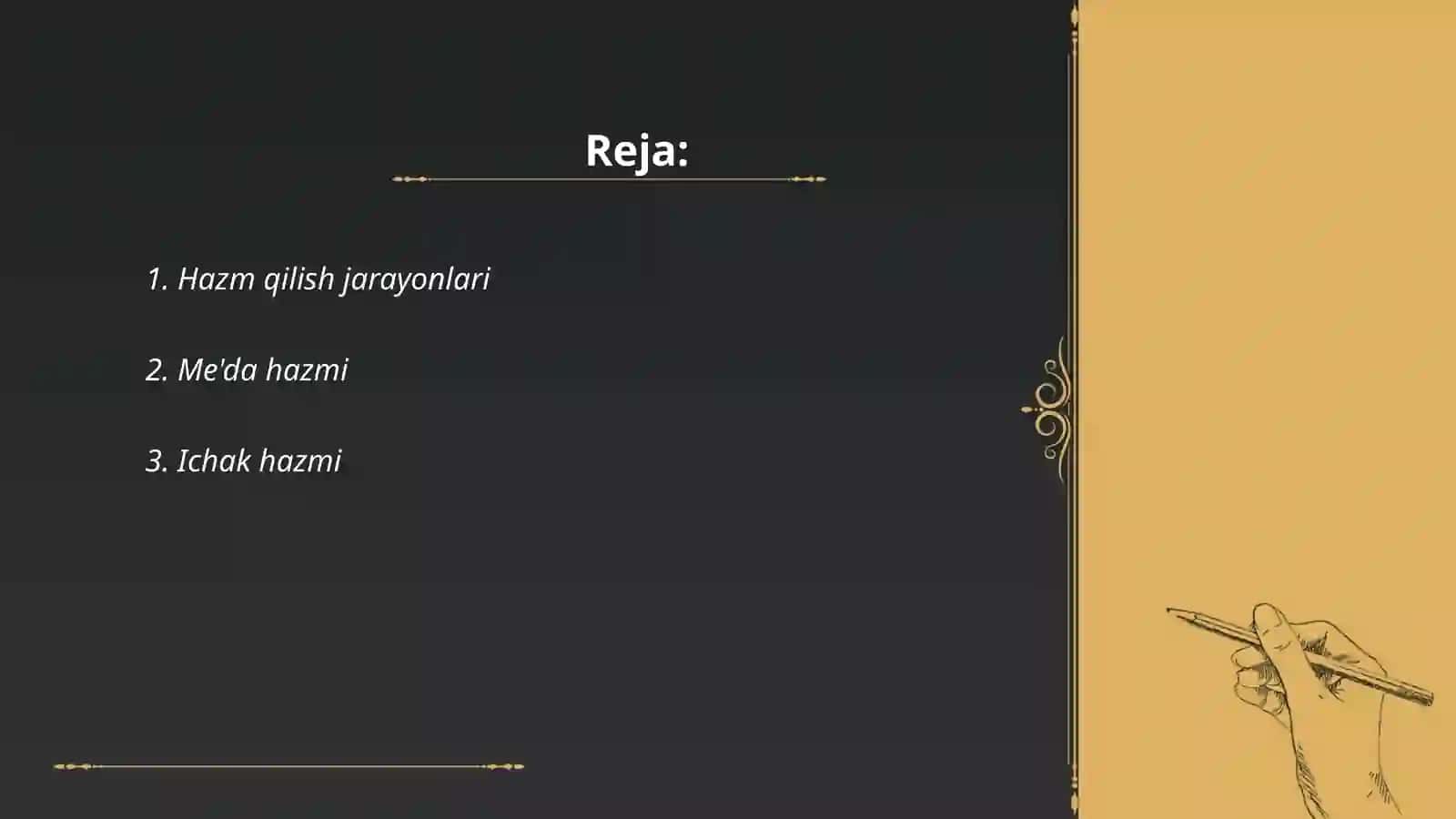 Hazm turlari va tiplari 2