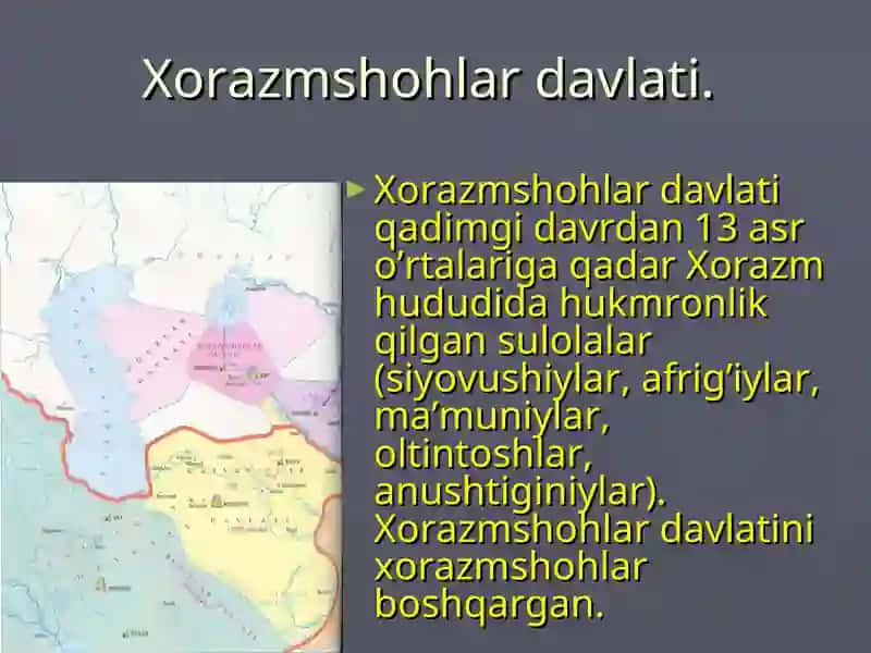Xorazmshohlar davlati 2