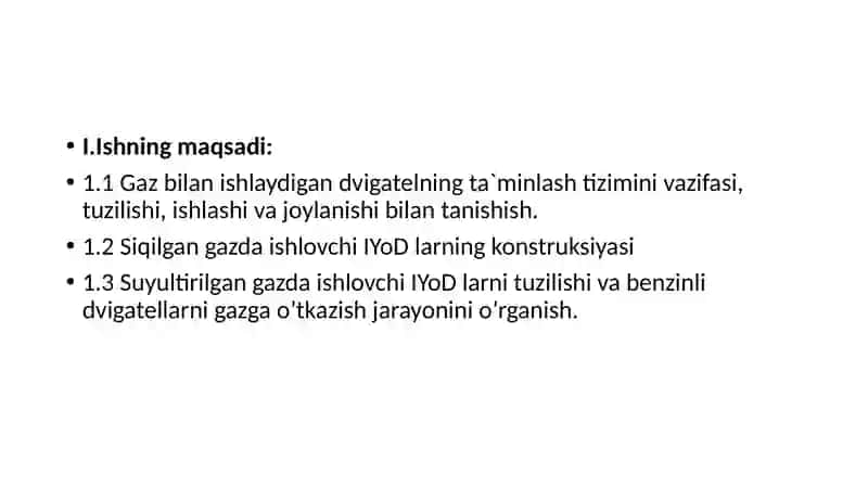 Siqilgan vasuyultirilgan gazda ishlovchi IYoD 2