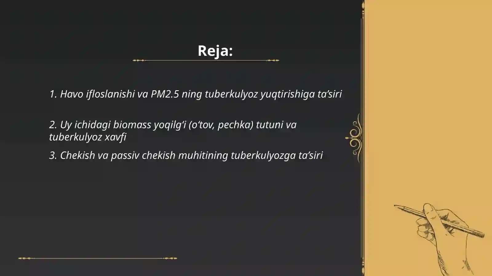 Tuberkulyoz bilan kasallanishga atrof muhit omillarining ta’siri 2